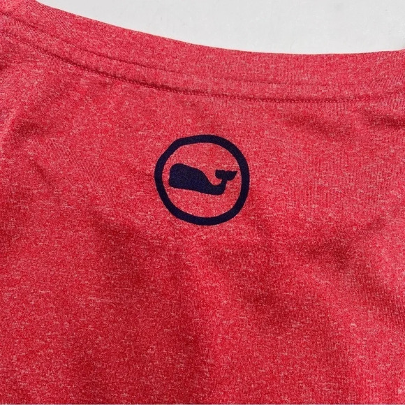Vineyard Vines Performance Shirt Mens size S Oversized Heather Red Long Sleeve - Picture 5 of 6